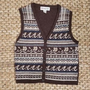 Vintage wool vest